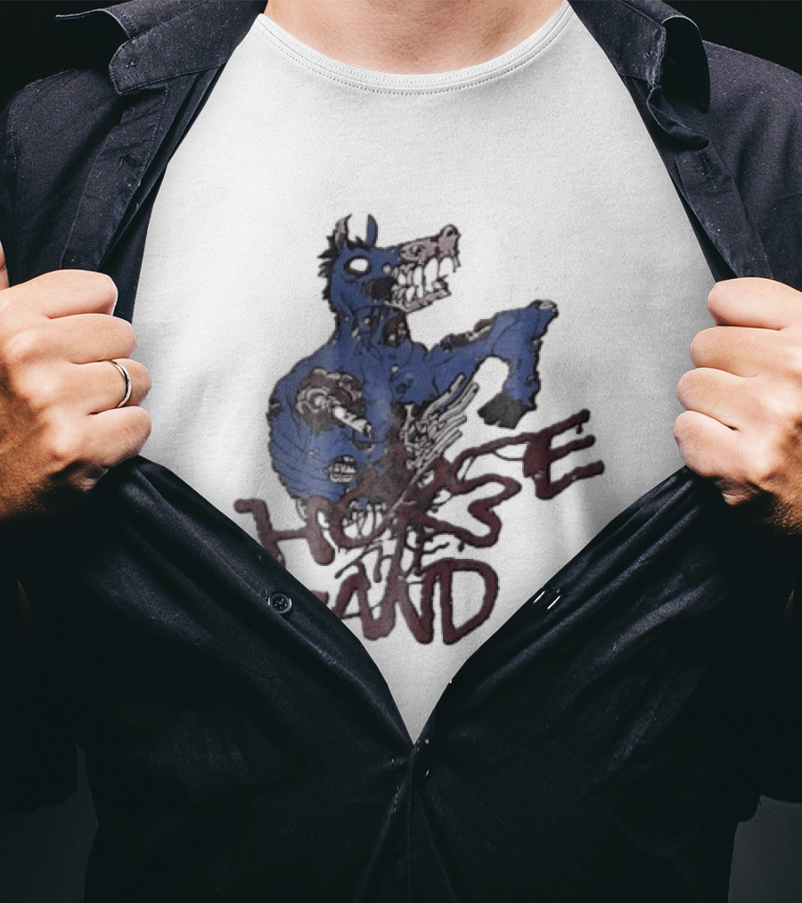 Horse The Band Zombie Horse Creature Monster T-Shirt