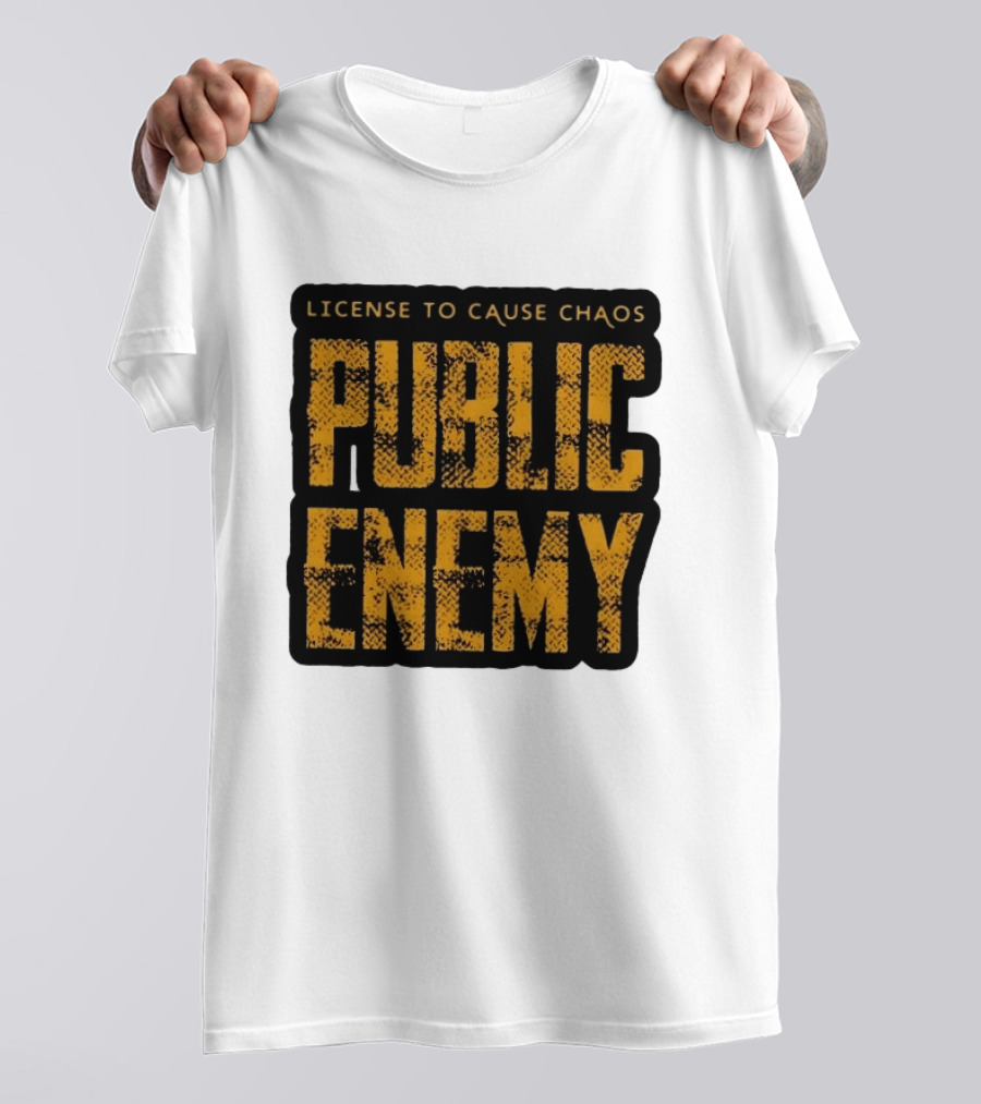 License To Cause Chaos Public Enemy T-Shirt