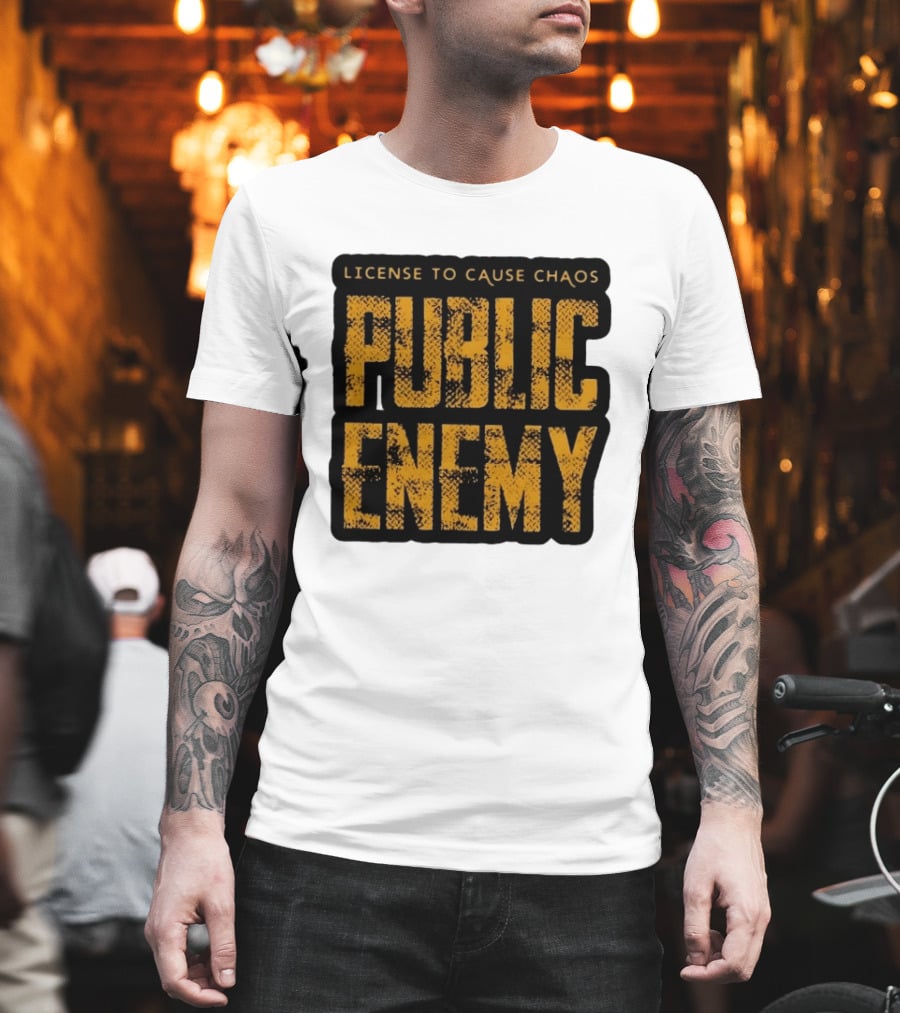 License To Cause Chaos Public Enemy T-Shirt