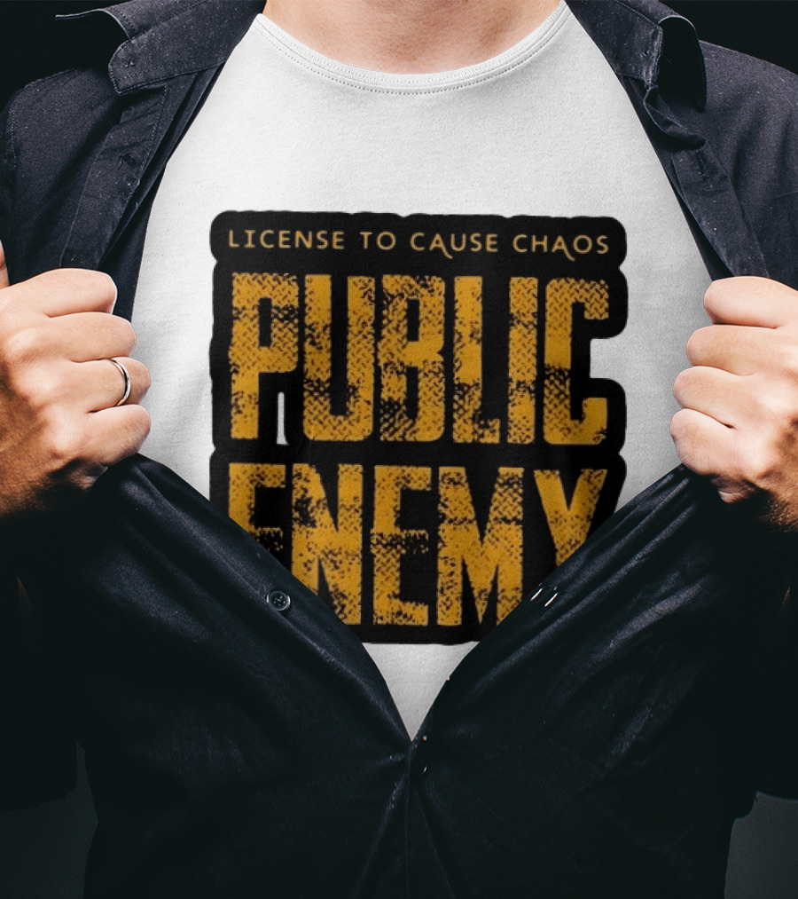 License To Cause Chaos Public Enemy T-Shirt