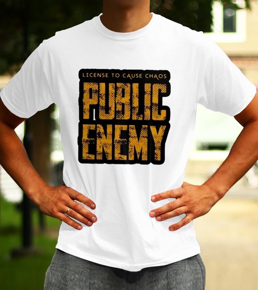 License To Cause Chaos Public Enemy T-Shirt