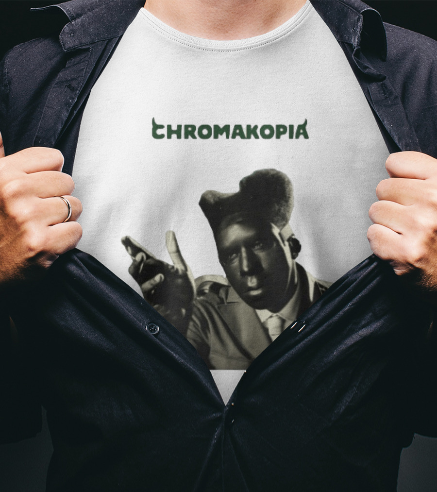 Chromakopia Tyler The Creator Album Concept With Vintage Monochrome T-Shirt