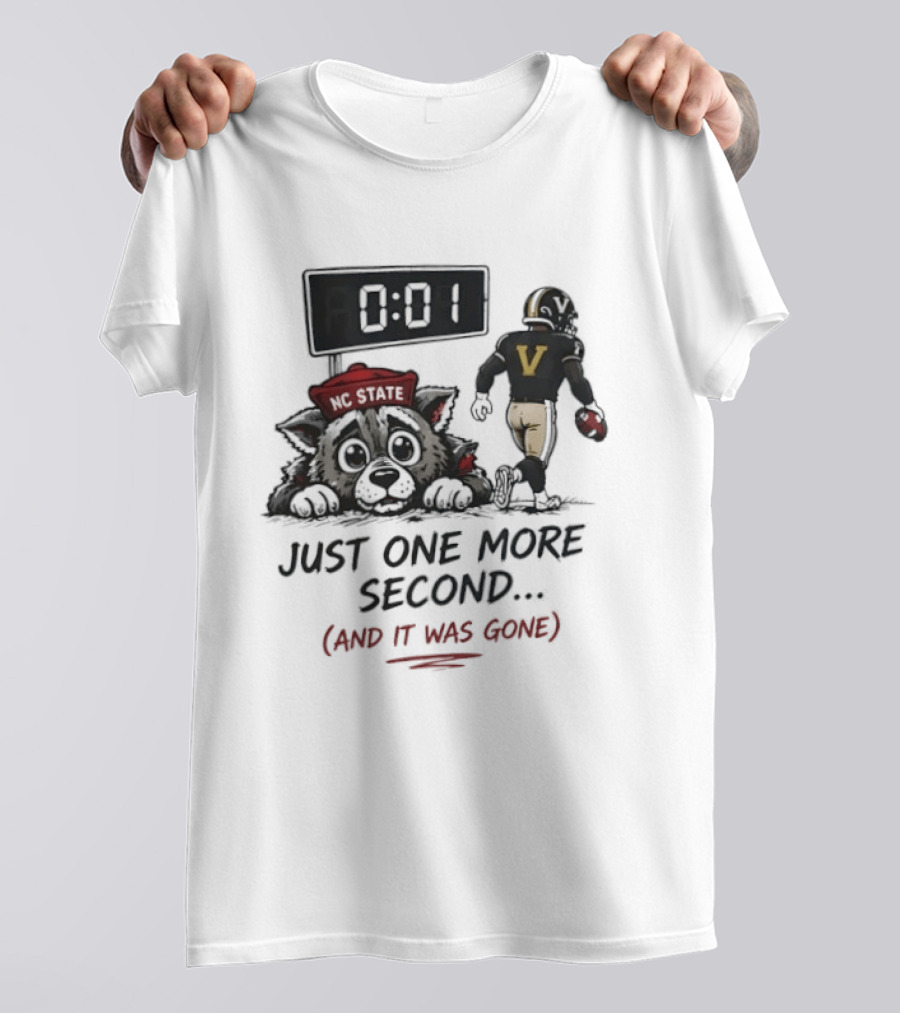 Vanderbilt Commodores Victory Over NC State Wolfpack Last Second Win NCAA 2026 T-Shirt