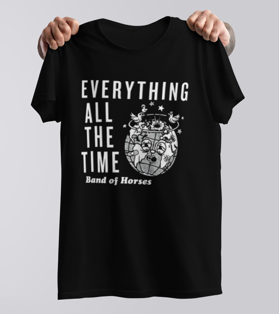 Band Of Horses Everything All The Time Album Cover T-Shirt