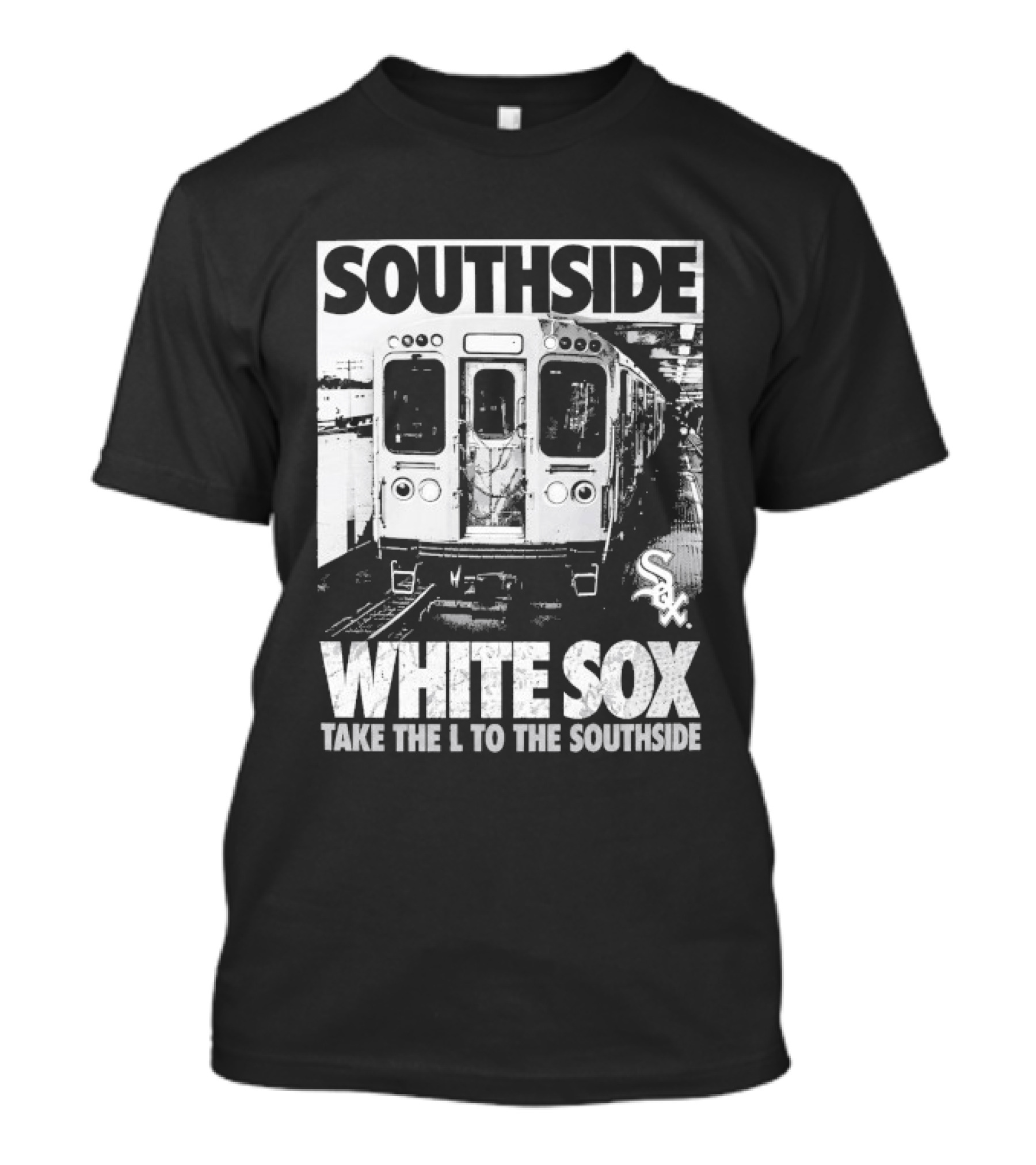 Southside Chicago White Sox Take The L To The Southside Train Scene T-Shirt