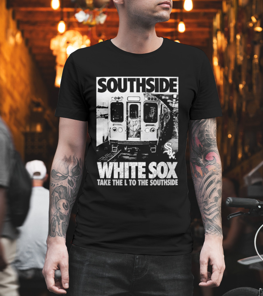 Southside Chicago White Sox Take The L To The Southside Train Scene T-Shirt
