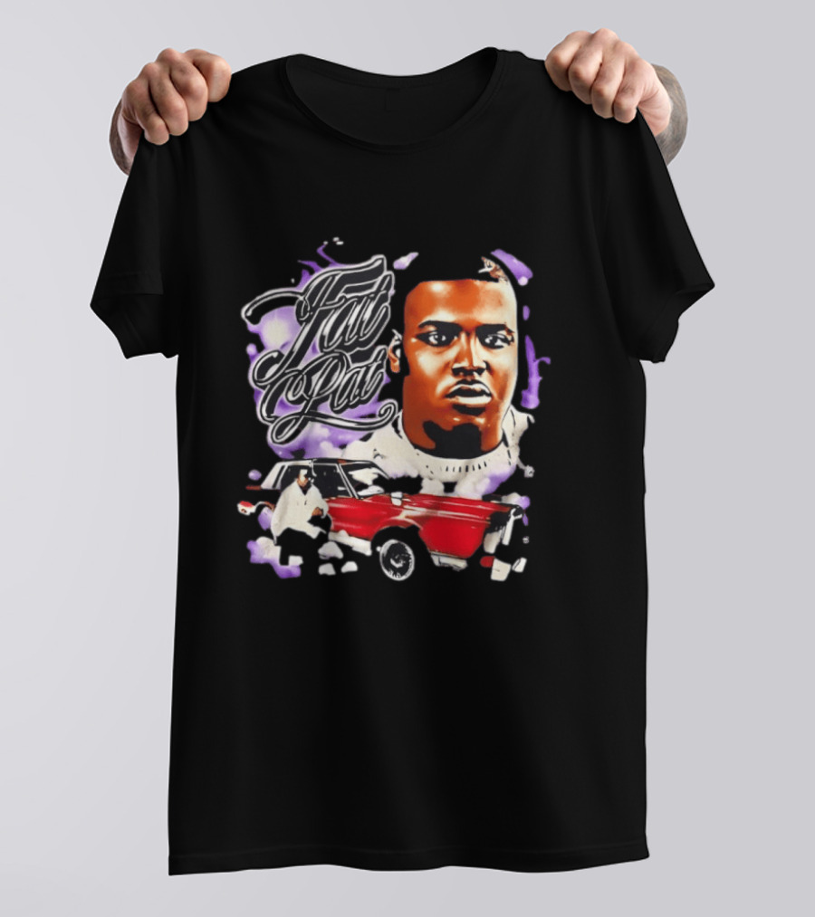 Fat Pat Houston Rapper Texas Screwed Up Click Red Car T-Shirt