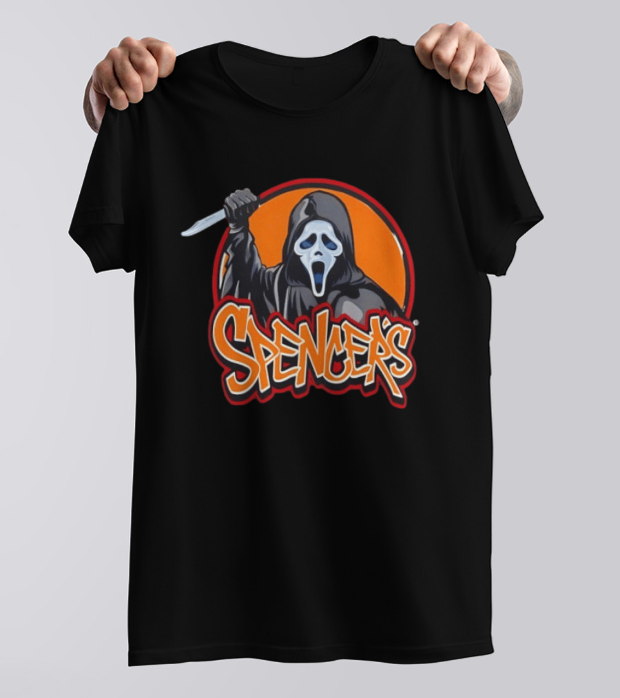 Ghost Face Spencers Halloween 2026 T-Shirt