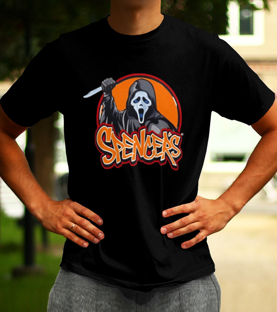 Ghost Face Spencers Halloween 2026 T-Shirt