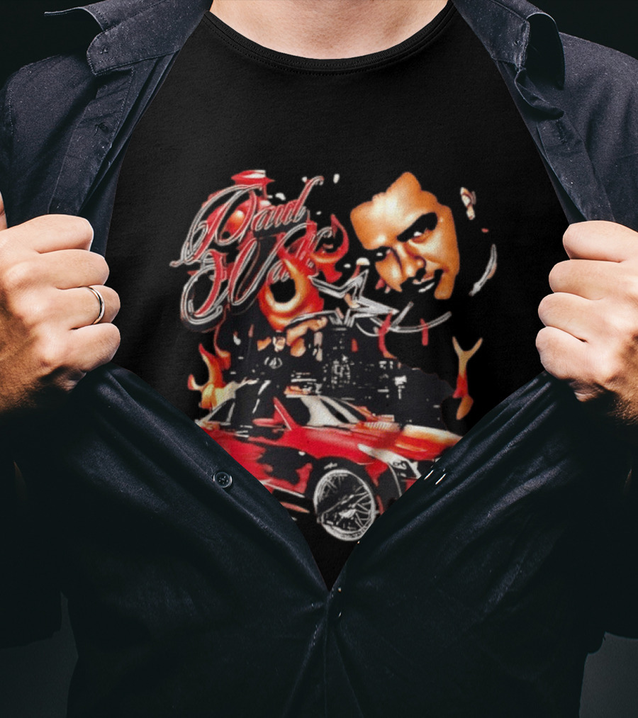 Houston Rap Texas Screwed Up Click DJ Screw 713 Paul Wall Car Flame T-Shirt