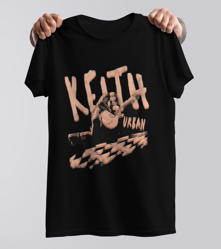 Keith Urban Checkered Guitarist T-Shirt