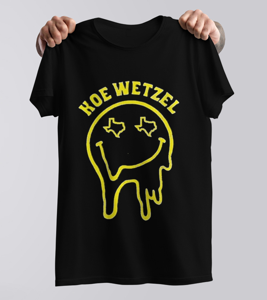 Koe Wetzel Drippy Smiley Star Eyes T-Shirt