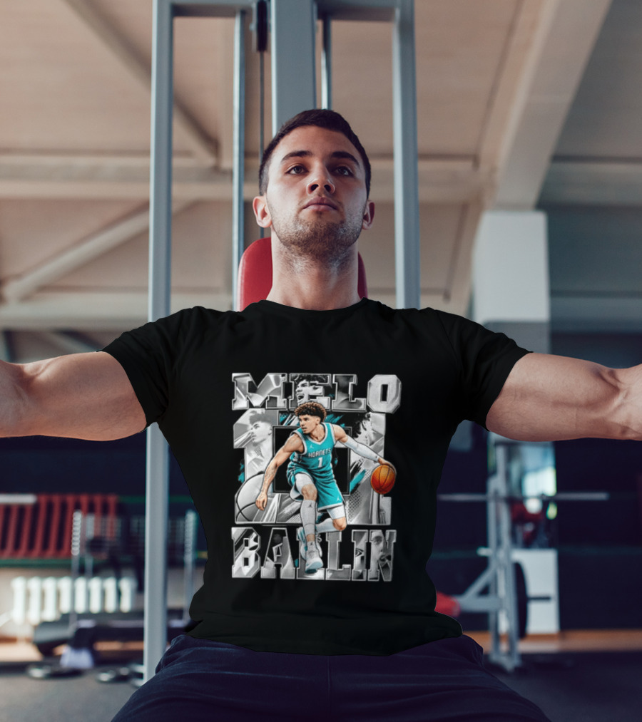 Melo Ballin Hornets Basketball Number 1 T-Shirt