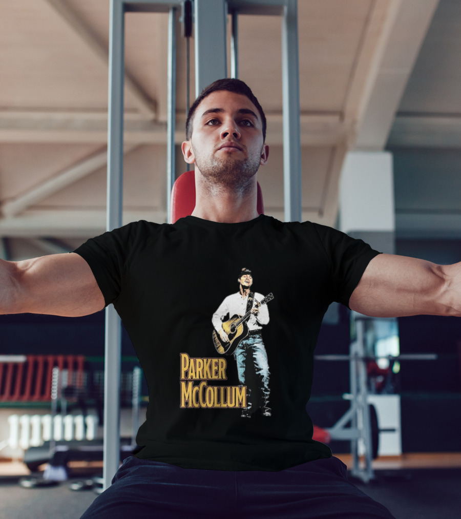 Parker McCollum Acoustic Performance Deluxe Guitar Photo T-Shirt