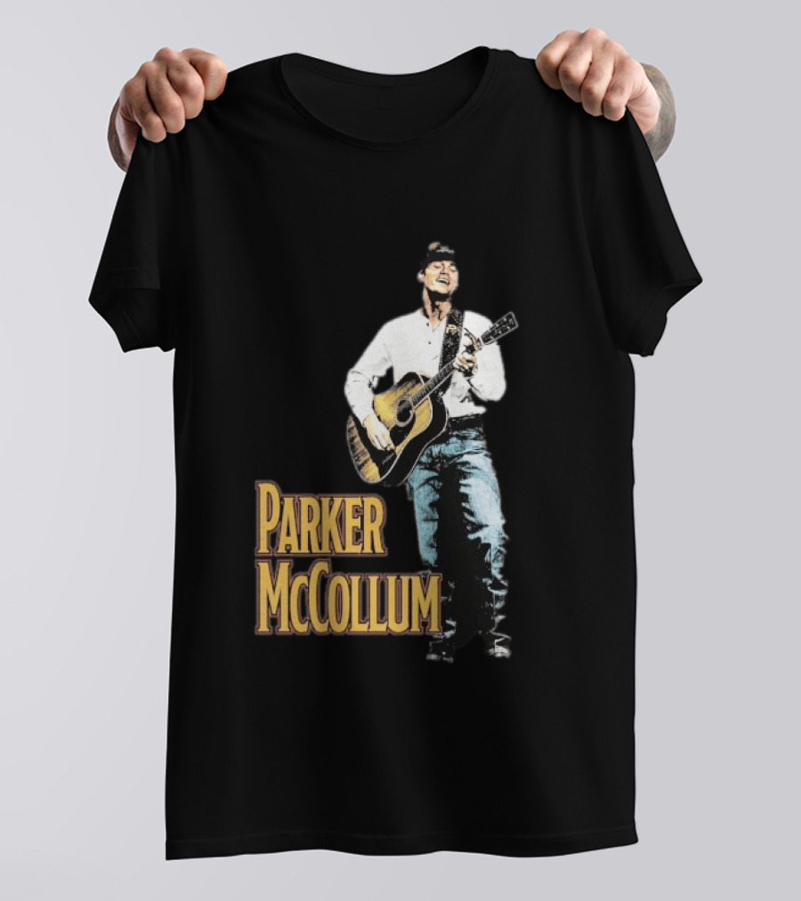 Parker McCollum Acoustic Performance Deluxe Guitar Photo T-Shirt