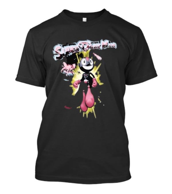 Super Dark Man Lil Darkie Character Art Explosion T-Shirt