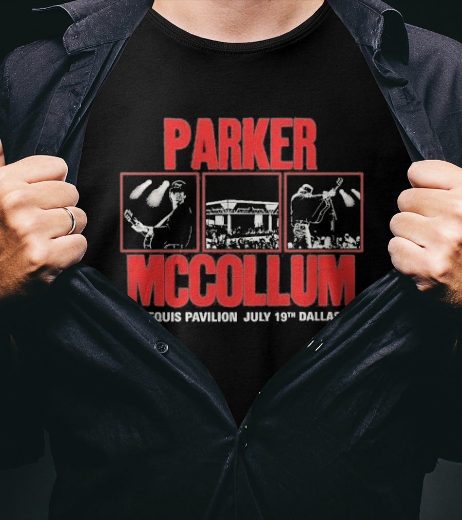 Parker McCollum Live Concert Dos Equis Pavilion Dallas TX July 19 2025 T-Shirt
