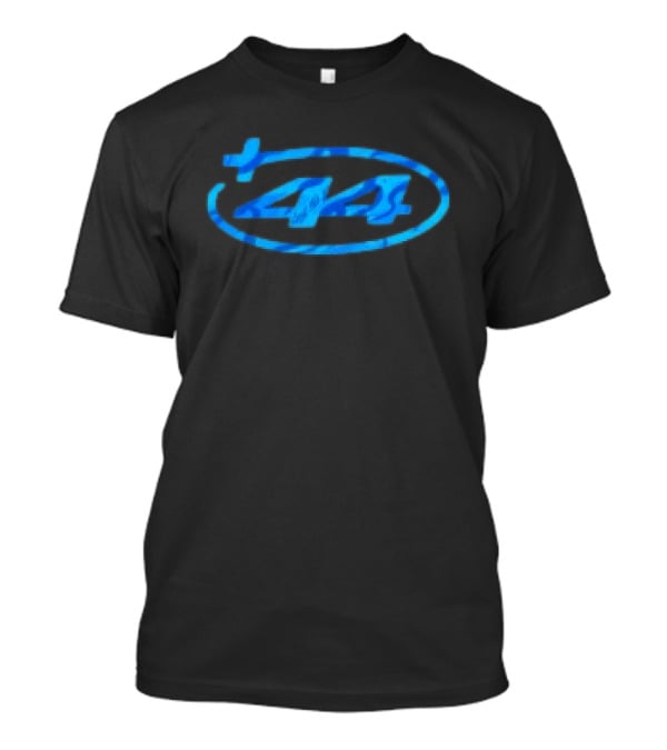 Plus44 Camo Heavyweight Blue Oval 44 T-Shirt