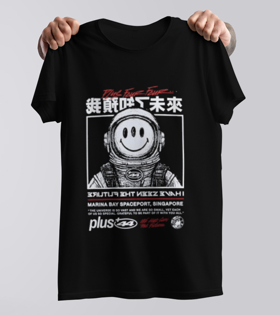 Plus44 Marina Bay Spaceport Singapore Future Astronaut T-Shirt