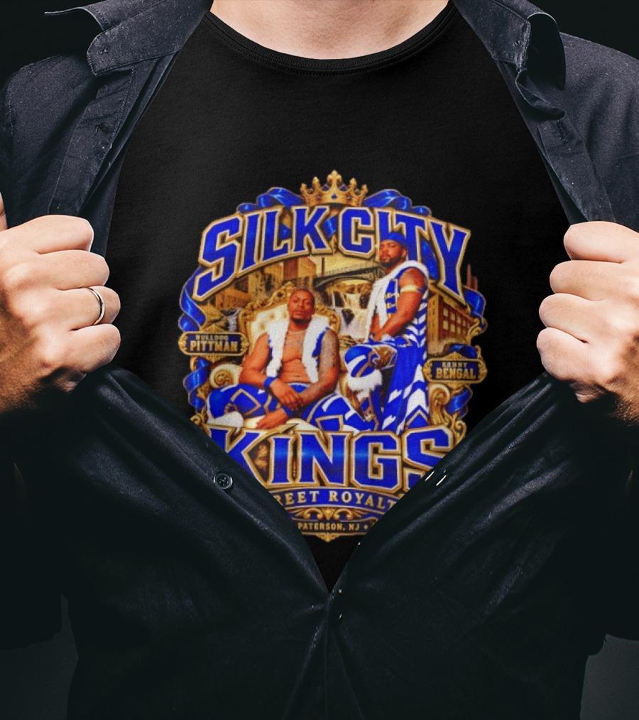 Silk City Kings Street Royalty Kenny Bengal Bulldog Pittman Paterson NJ T-Shirt