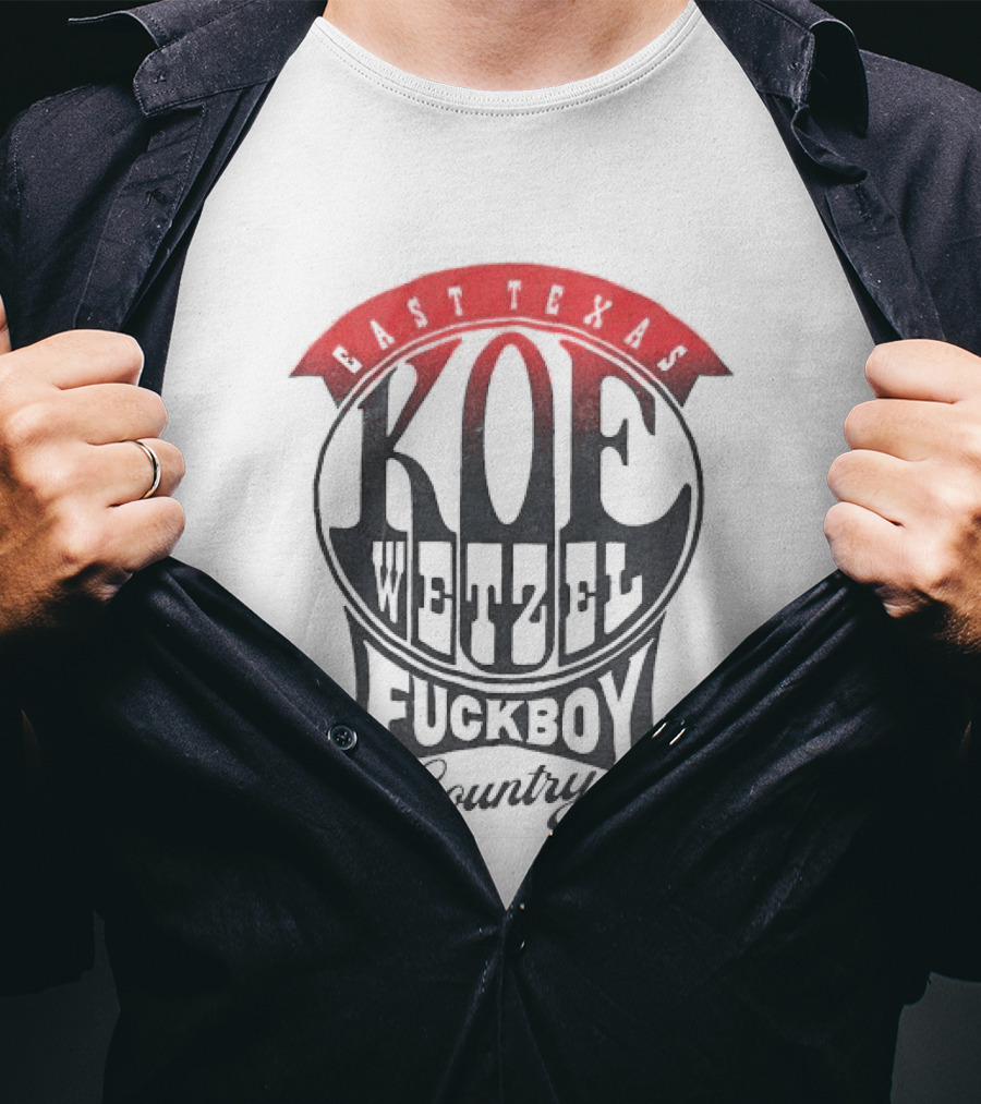 Koe Wetzel East Texas Fuckboy Country Bowtie T-Shirt
