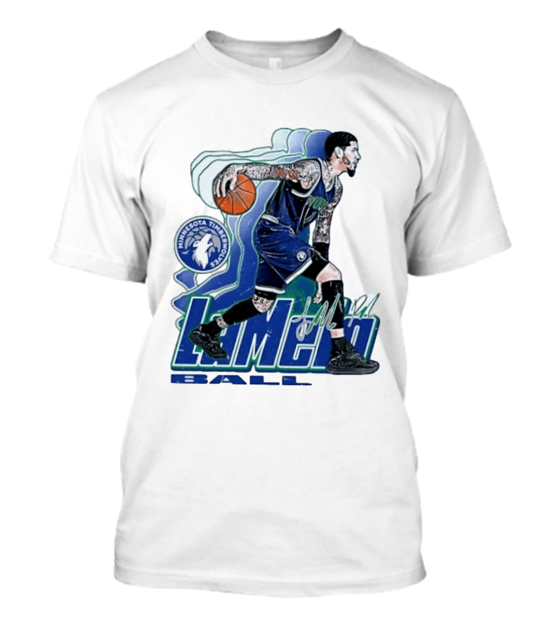 Minnesota Timberwolves LaMelo Ball 2026 Basketball T-Shirt