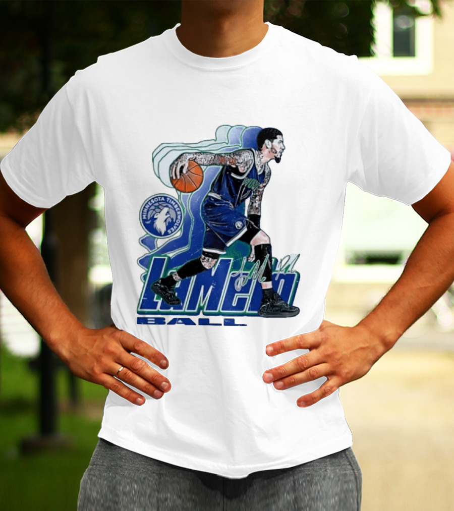 Minnesota Timberwolves LaMelo Ball 2026 Basketball T-Shirt