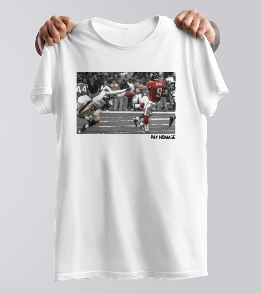 New Orleans Saints Steve Gleason Blocked Punt Pay Homage T-Shirt