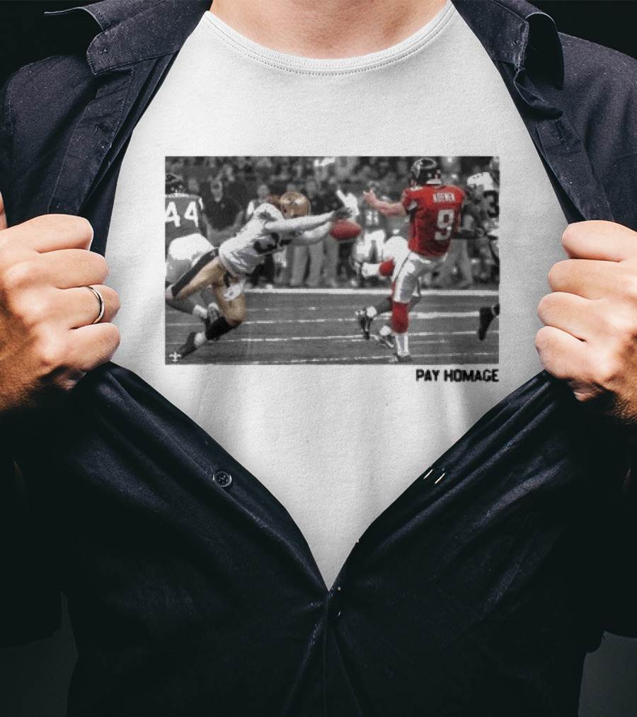 New Orleans Saints Steve Gleason Blocked Punt Pay Homage T-Shirt
