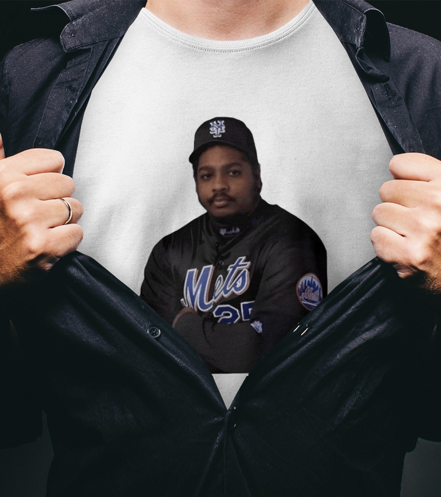 New York Mets Baseball Player 25 MLB Jersey Black T-Shirt