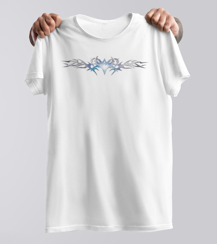 Niteharts Store Nh White Tribal Tattoo T-Shirt