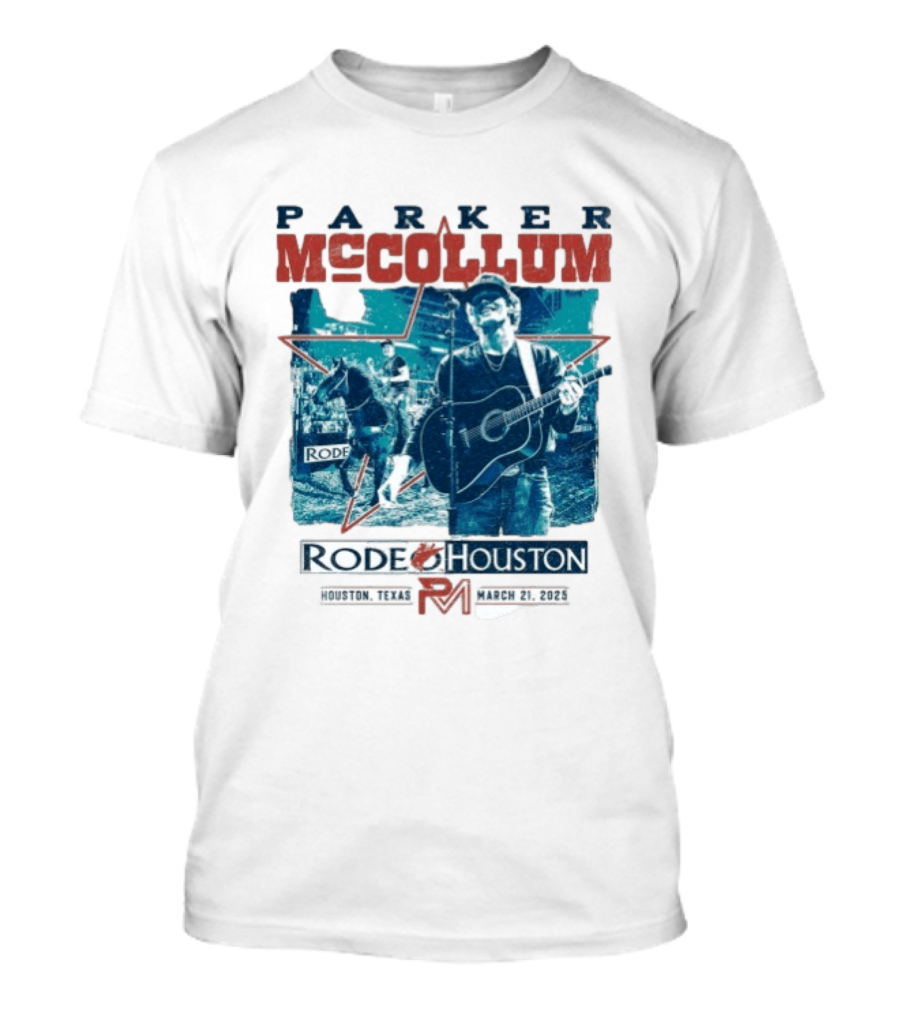 Parker McCollum Live At Rodeo Houston Texas March 21 2025 T-Shirt
