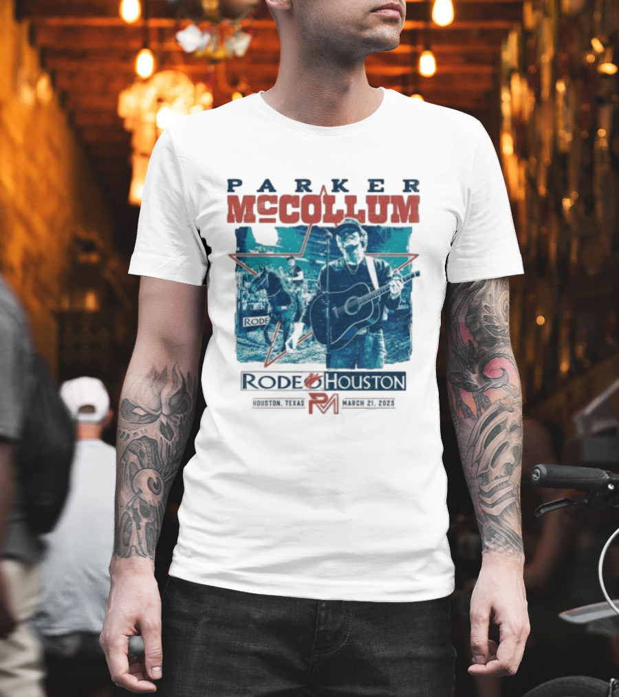 Parker McCollum Live At Rodeo Houston Texas March 21 2025 T-Shirt