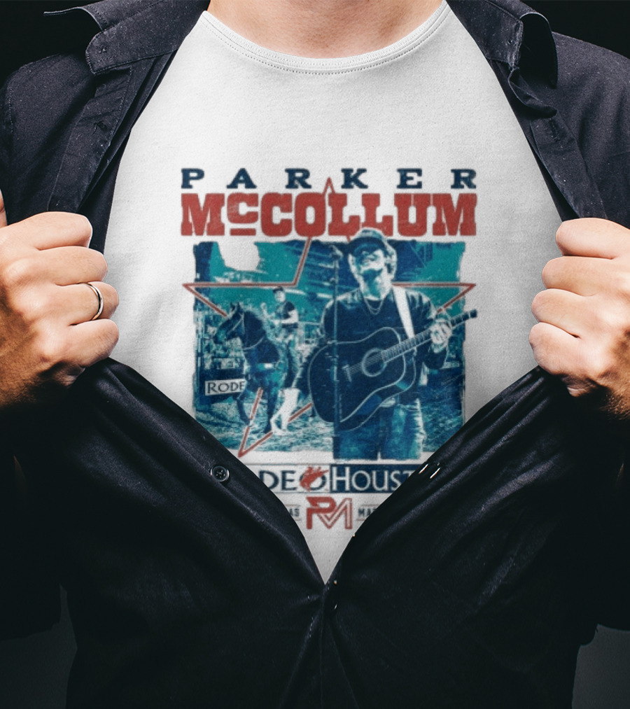 Parker McCollum Live At Rodeo Houston Texas March 21 2025 T-Shirt