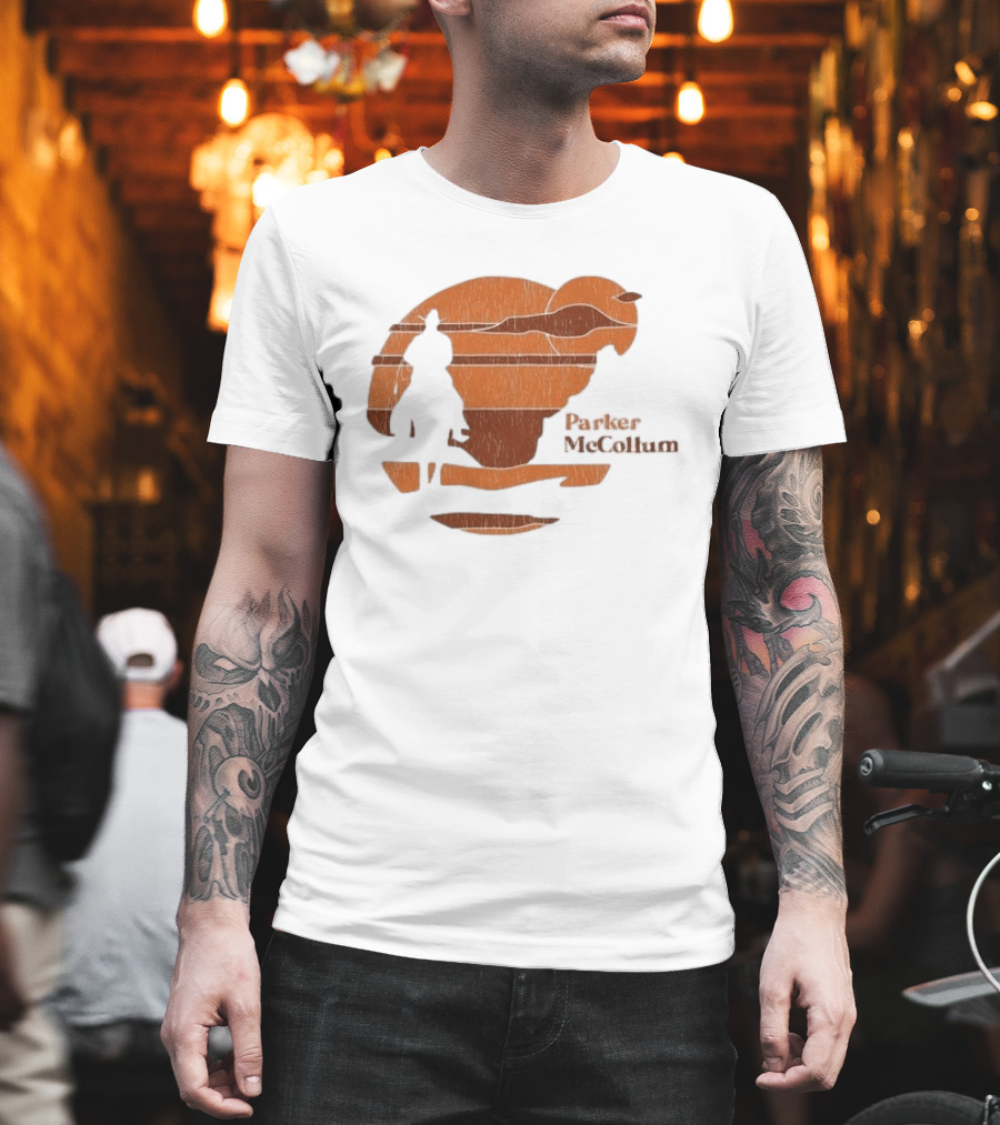 Parker Mccollum Sunset Cowboy Silhouette Rustic T-Shirt