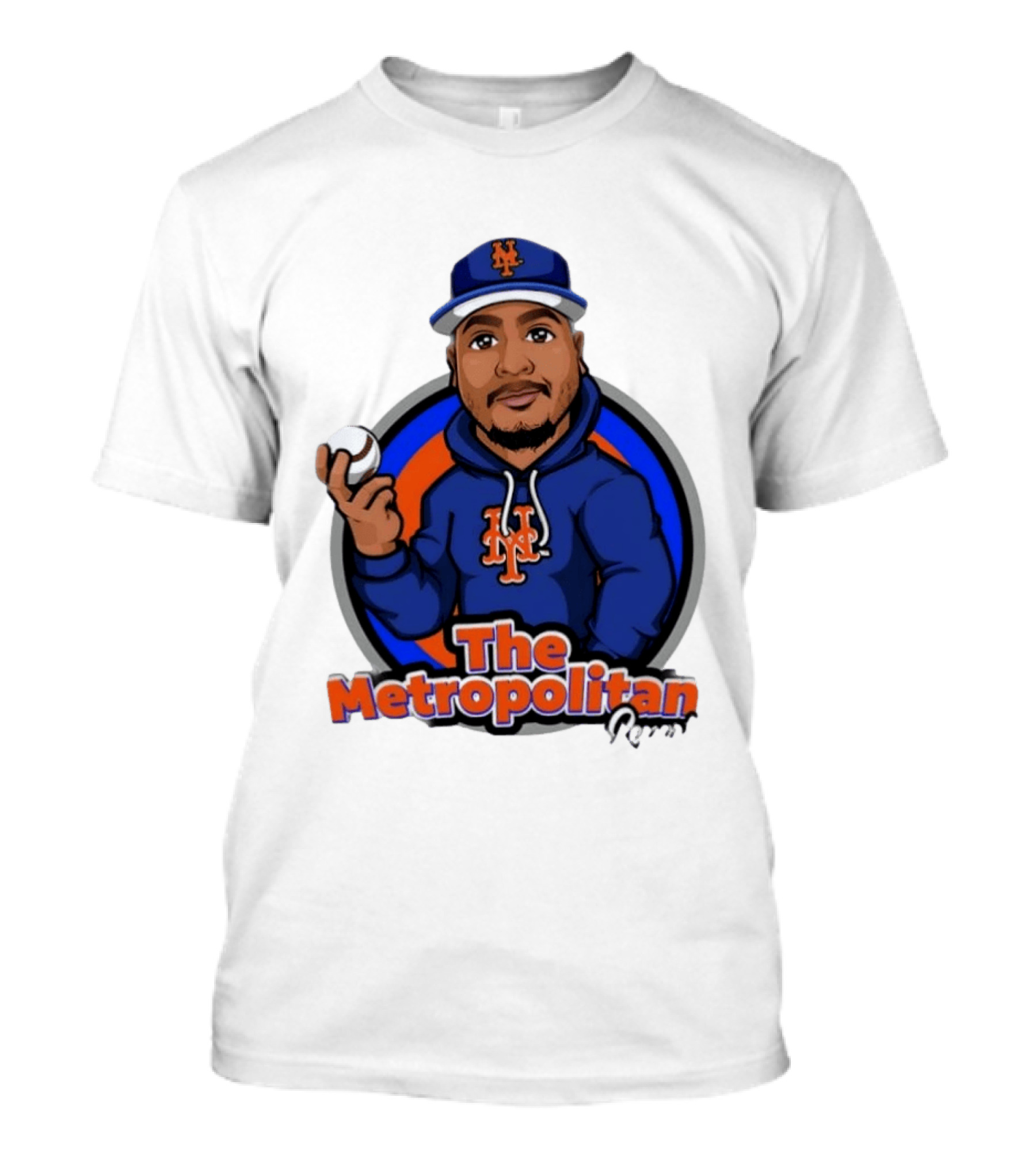 The Metropolitan Report New York Mets Baseball Fan T-Shirt
