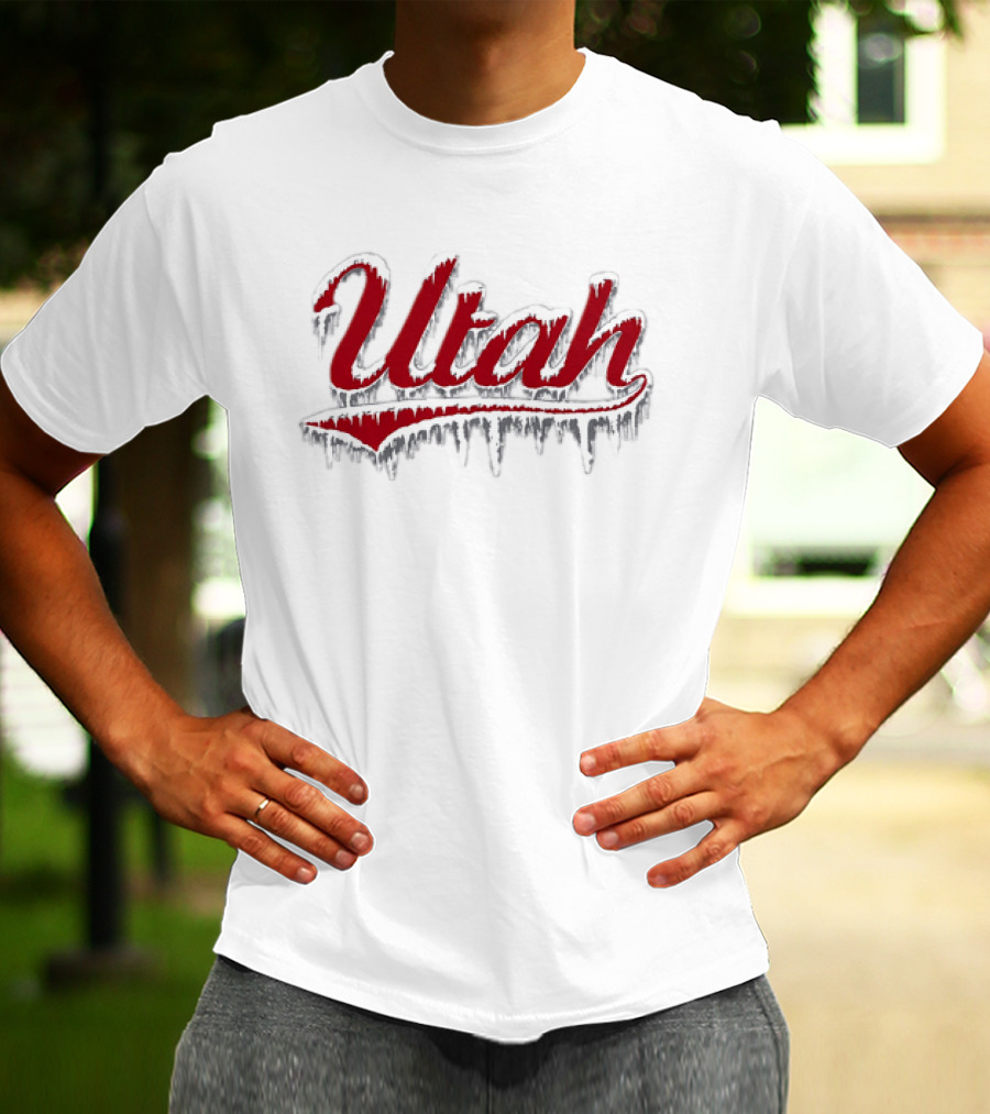 Utah Ice Out Frozen Lettering T-Shirt