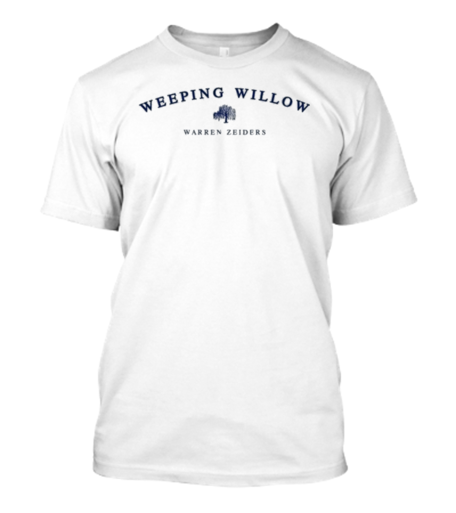 Weeping Willow Warren Zeiders Tree Image T-Shirt