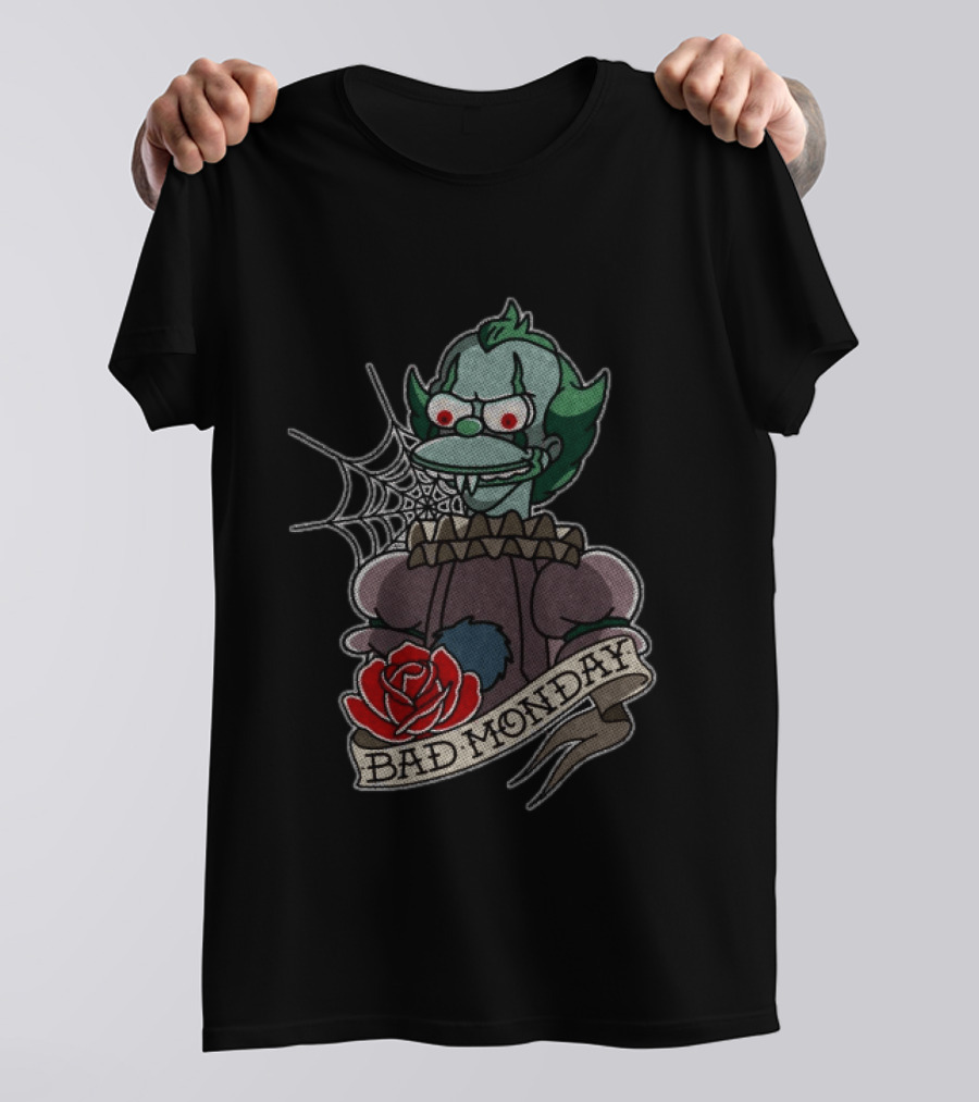 Bad Monday Krusto Spider Clown Rose T-Shirt