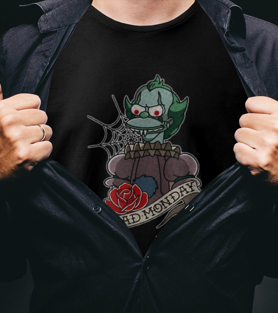 Bad Monday Krusto Spider Clown Rose T-Shirt