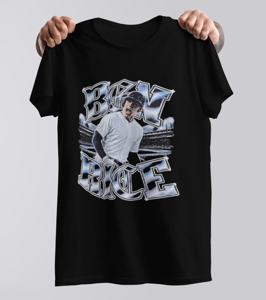 Ben Rice New York Yankees October Power Baseball Stadium T-Shirt