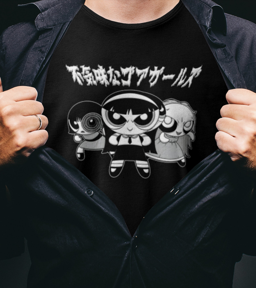 Creepy Gore Girls Japanese Horror Characters T-Shirt