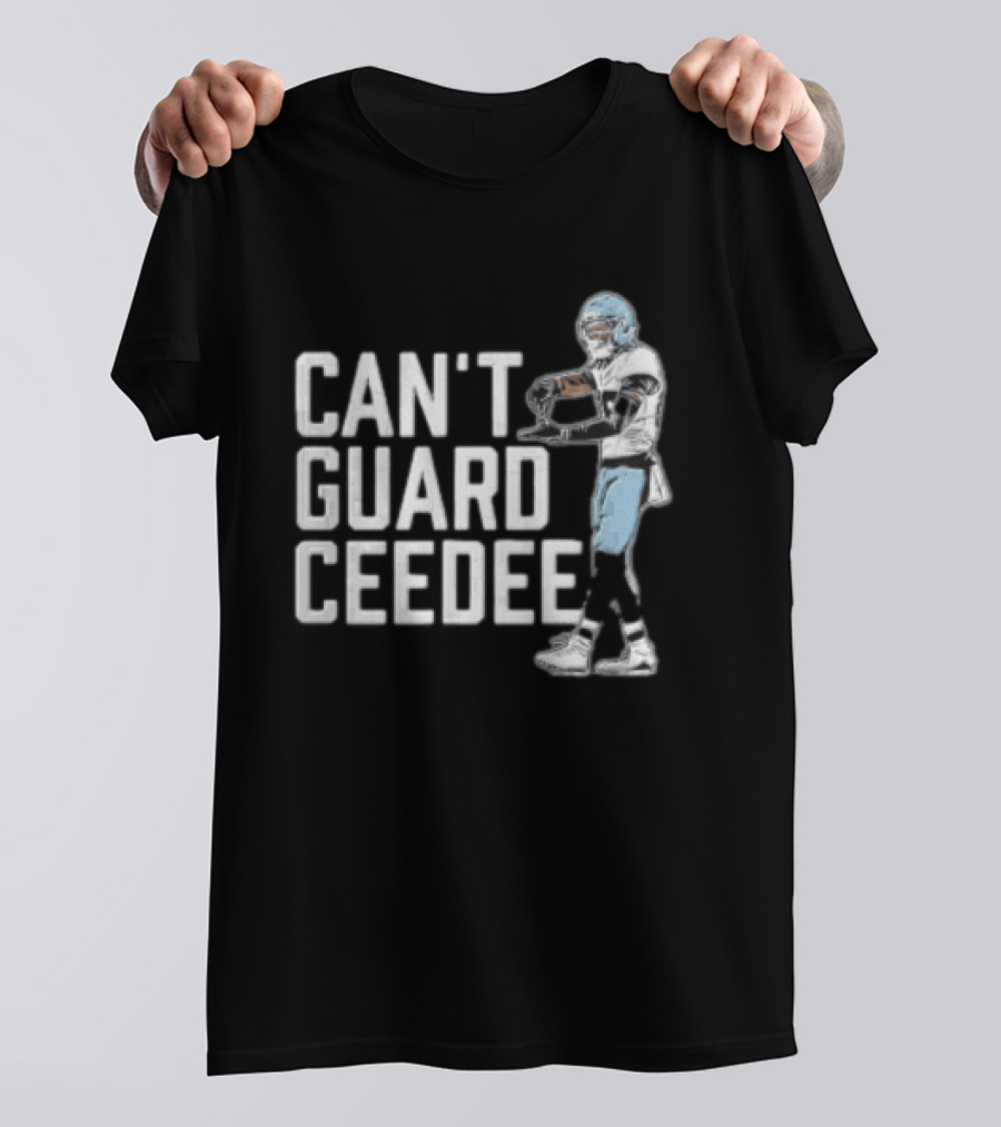 Can't Guard CeeDee 88 Dallas Cowboys Football Player Gesture T-Shirt