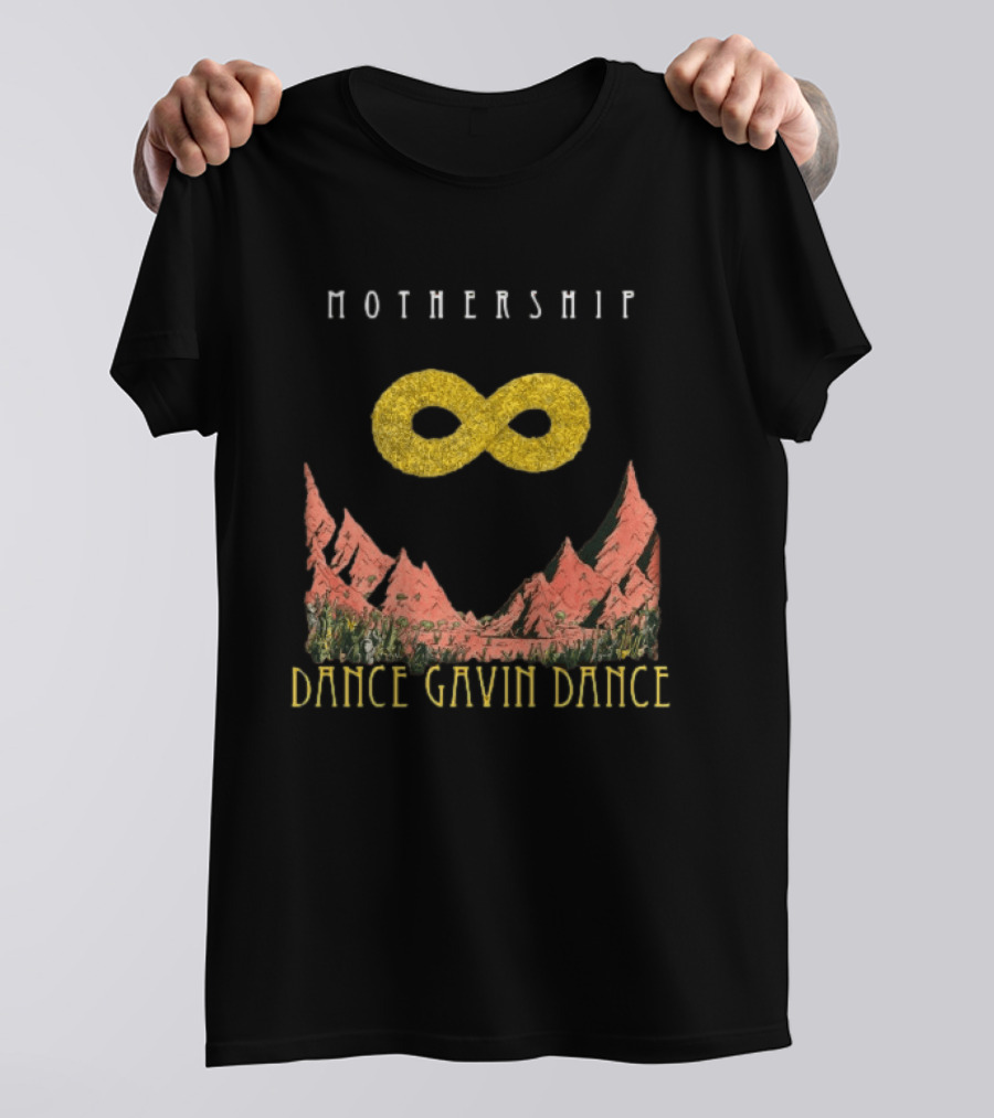 Mothership Dance Gavin Dance Infinity Mountain Scene T-Shirt