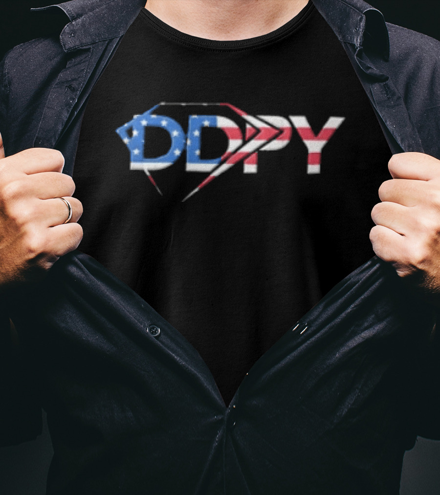 Ddpy Diamond American Flag Stars Stripes T-Shirt