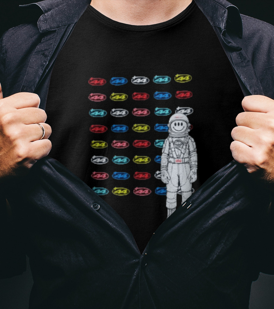 Plus44 Spaceman Heavyweight Astronaut Smile T-Shirt