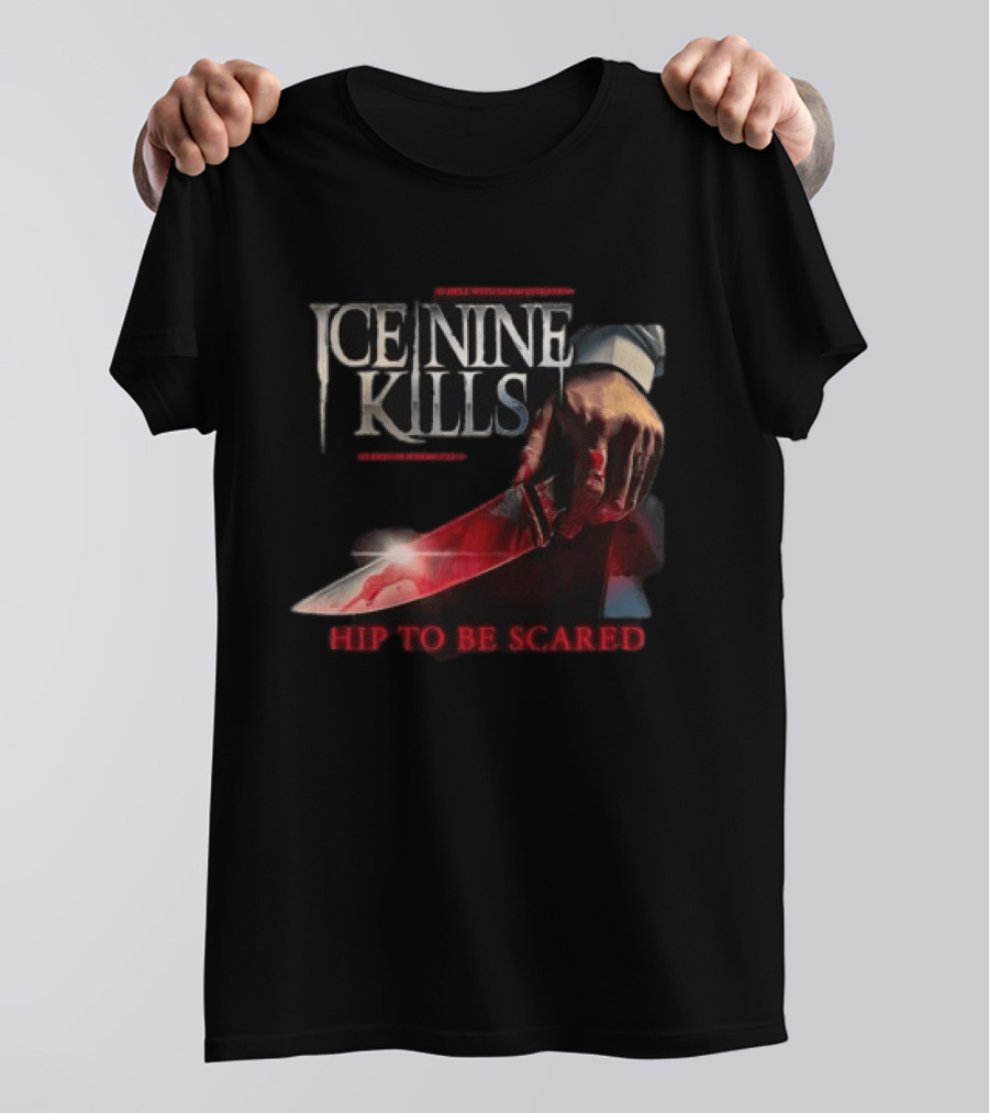 Ice Nine Kills Hip To Be Scared Bloody Knife T-Shirt