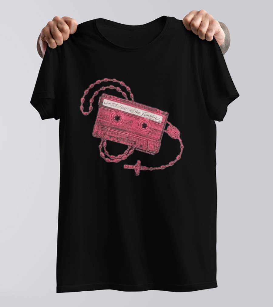 Interview With The Vampire Cassette Tape Necklace T-Shirt