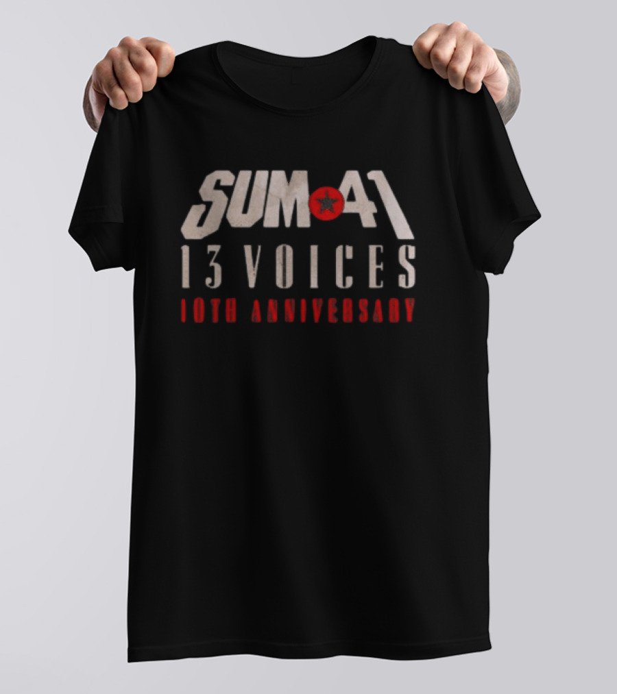 Sum 41 13 Voices 10th Anniversary T-Shirt