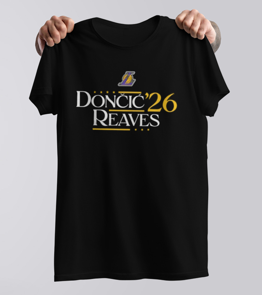 Doncic Reaves 2026 Lakers Campaign T-Shirt